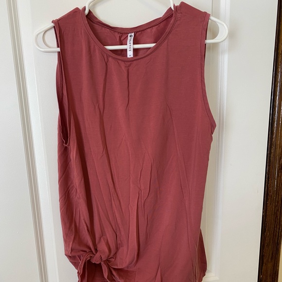Mauve pink tie front Fabletics tank size M. - Picture 1 of 3
